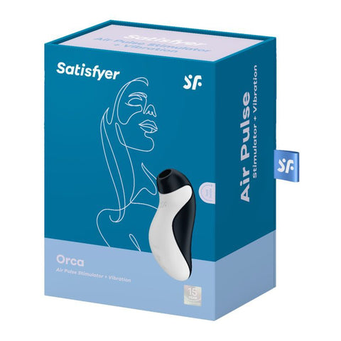 Satisfyer Orca Double Air Pulse Clitoral Vibrator With Vibration STIMULATORS