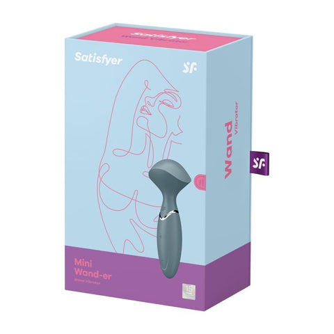 Satisfyer Mini Wand-er Stone Grey 16 cm Compact Massager Electric Massager