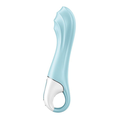 Satisfyer Air Pump Vibrator 5+ Blue 15mm Inflatable Shaft Default Title > Sex Toys For Ladies > G-Spot Vibrators