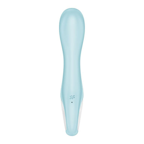 Satisfyer Air Pump Vibrator 5+ Blue 15mm Inflatable Shaft Vibrators - G Spot
