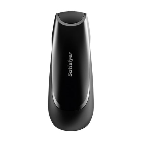 Satisfyer Men Vibration+ Black Vibrating Masturbator Strokers - Auto