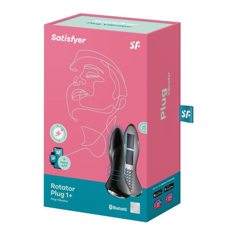 Satisfyer Rotator Butt Plug 1+ Black Prostate Tools