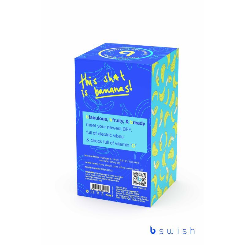 Bcute Curve Infinite Classic (Electric Blue, Limited Edition) – Electric Vibrator > Sex Toys For Ladies > G-Spot Vibrators