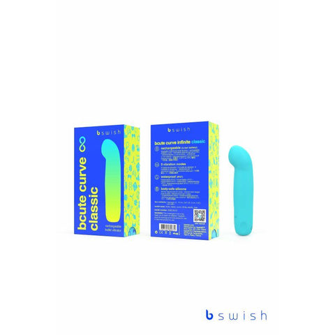 Bcute Curve Infinite Classic Electric Blue Waterproof 7.5 Inch VIBRATORS
