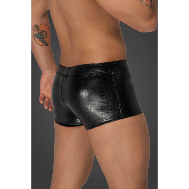 Snake Wetlook Short Shorts with Exotic Print > Clothes > Mens Latex
