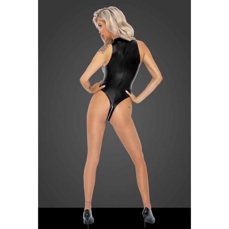 Powerwetlook Bodysuit with Front Zipper Medium > Clothes > Bodies and Playsuits