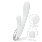 Pada Rabbit and G-Spot Pulsing Vibrator White 21.6cm Default Title > Sex Toys For Ladies > G-Spot Vibrators