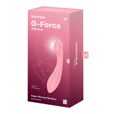 Satisfyer G-Force Pink G-Spot Vibrator 19 cm Long STIMULATORS