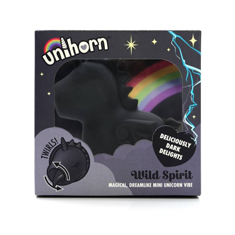 Wild Spirit The Lashing Tongue One Mini Unicorn Vibrator – Silicone, Dual-Motor, 10 Speeds > Vibrators > Ladies > Clitoral Vibrators and Stimulators