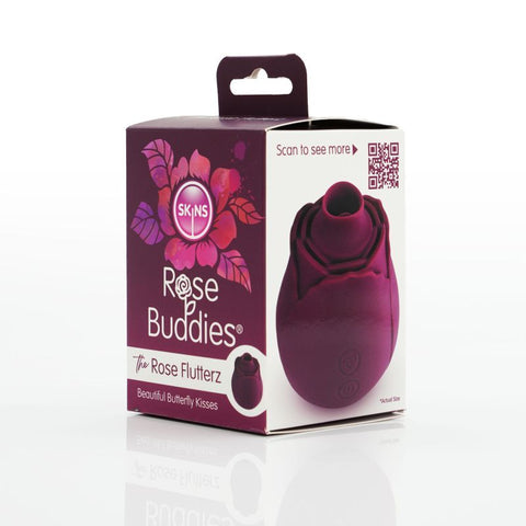Skins Rose Buddies The Rose Flutters 130g Clitoral Vibe STIMULATORS