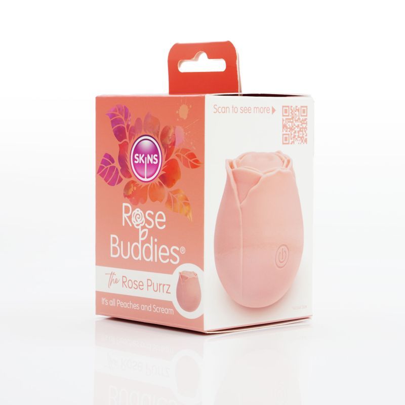 Skins Rose Buddies The Rose Purrz Vibrator – Rechargeable Silicone Vibrator > Sex Toys For Ladies > Rose Stimulators