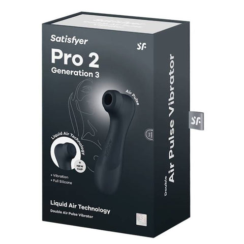 Satisfyer Pro 2 Gen 3 (Black) – Waterproof Clitoral Stimulator > Sex Toys For Ladies > Air Pulsation
