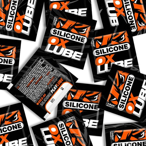 THICK Silicone OXLube 50 Pk Sachets for Ultimate Slickness Default Title Silicone Lubricant