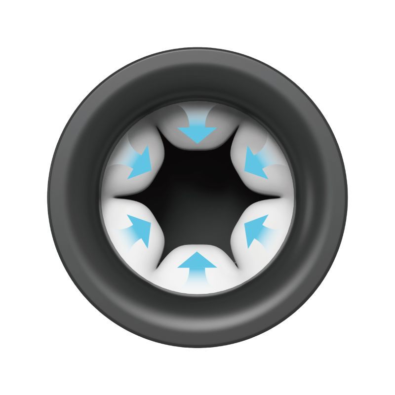 Inscup 3 (Black) – Automatic Masturbator With Thrusting and 360° Circular Contraction Functions Strokers - Premium