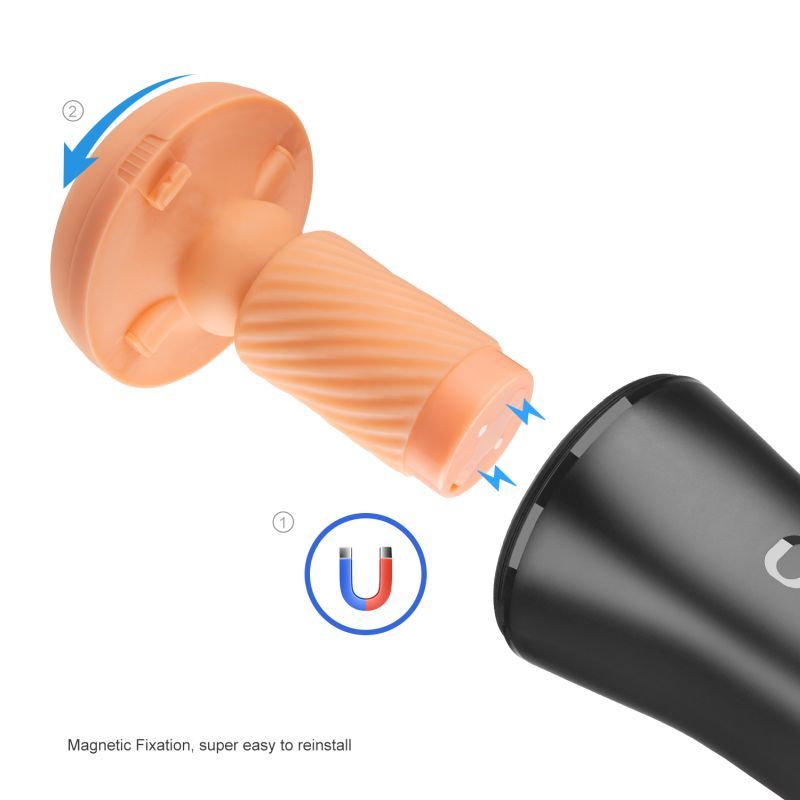 Inscup 3 (Black) – Automatic Masturbator With Thrusting and 360° Circular Contraction Functions > Sex Toys For Men > Masturbators > Vibrating