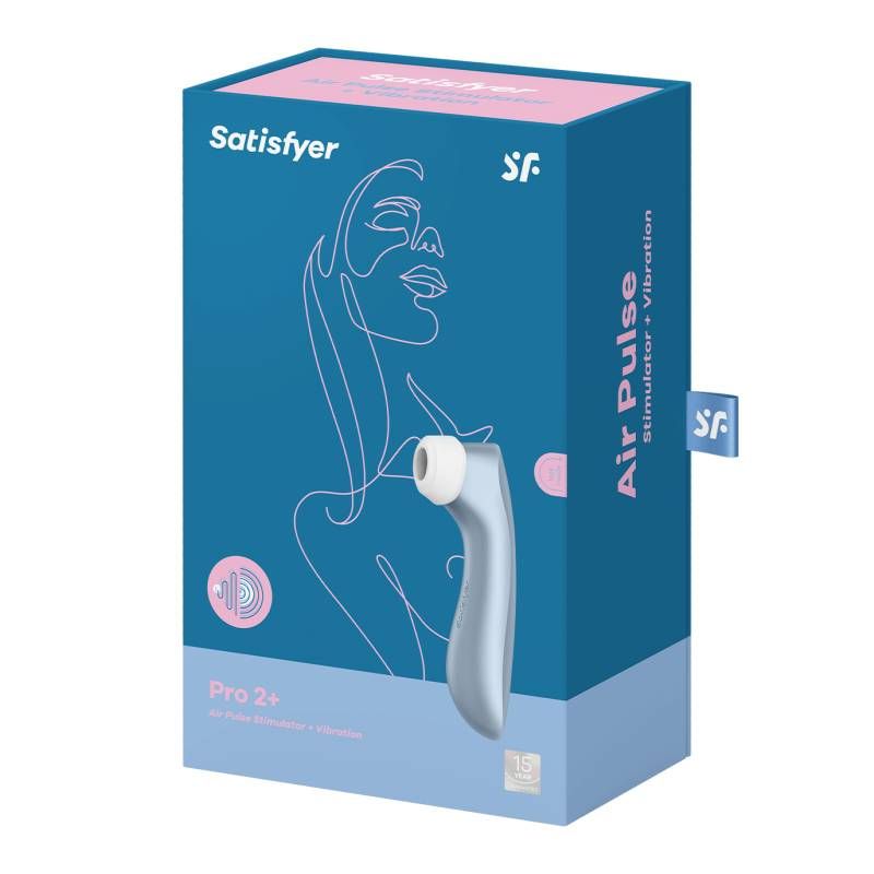 Satisfyer Pro 2 Plus G2 Clitoral Stimulator Blue > Sex Toys For Ladies > Air Pulsation