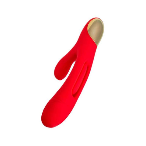 JOS Patti Moving Tongue Rabbit Vibrator in Red > Vibrators > Ladies > Rabbit