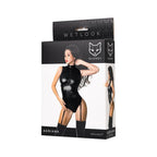 Glossy Adriana Bodysuit with Adjustable Garters Size M > Clothes > Bodies and Playsuits