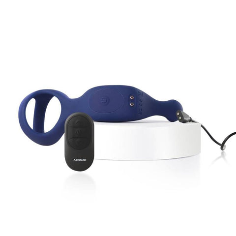 Underquaker Vibrating Anal Probe with Cockring and Remote Control > Anal Range > Prostate Plugs