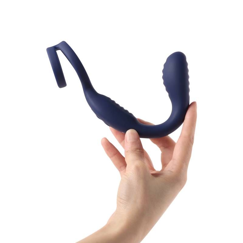 VibraDuo Remote-Controlled Prostate Massager with Cockring > Anal Range > Prostate Plugs