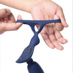 Ring and Rear Dual Thrusting Anal Probe with Cockring and Remote > Anal Range > Prostate Plugs