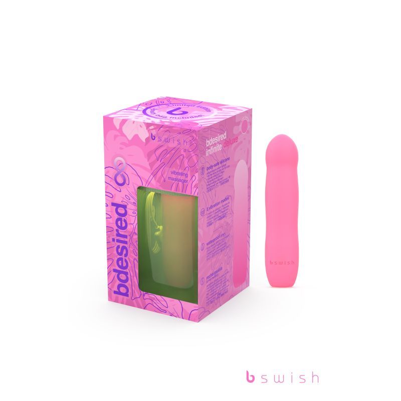 Bdesired Infinite Deluxe Flamingo Pink 7 Inch > Sex Toys For Ladies > G-Spot Vibrators