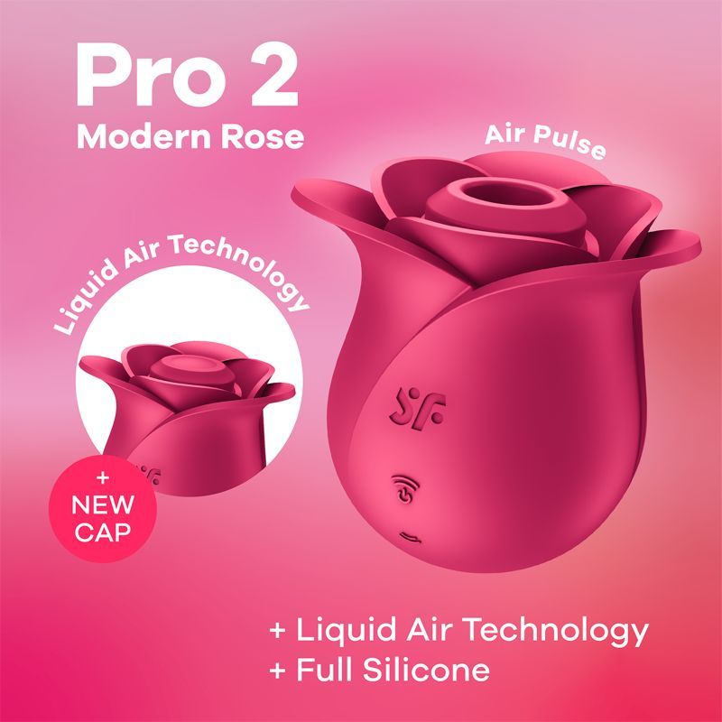 Satisfyer Pro 2 Modern Blossom – Air Pulse Rose Stimulator Vibrator > Sex Toys For Ladies > Rose Stimulators