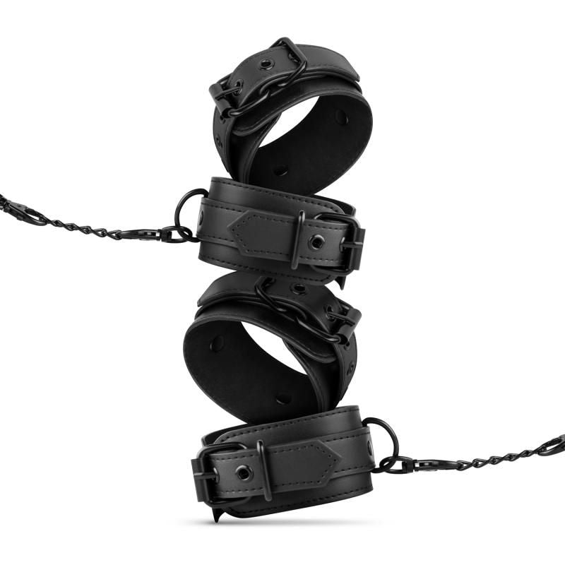Total Restraint Complete Set Adjustable Collar and Leash BDSM Restraint Kit > Bondage Gear > Collars & Leashes