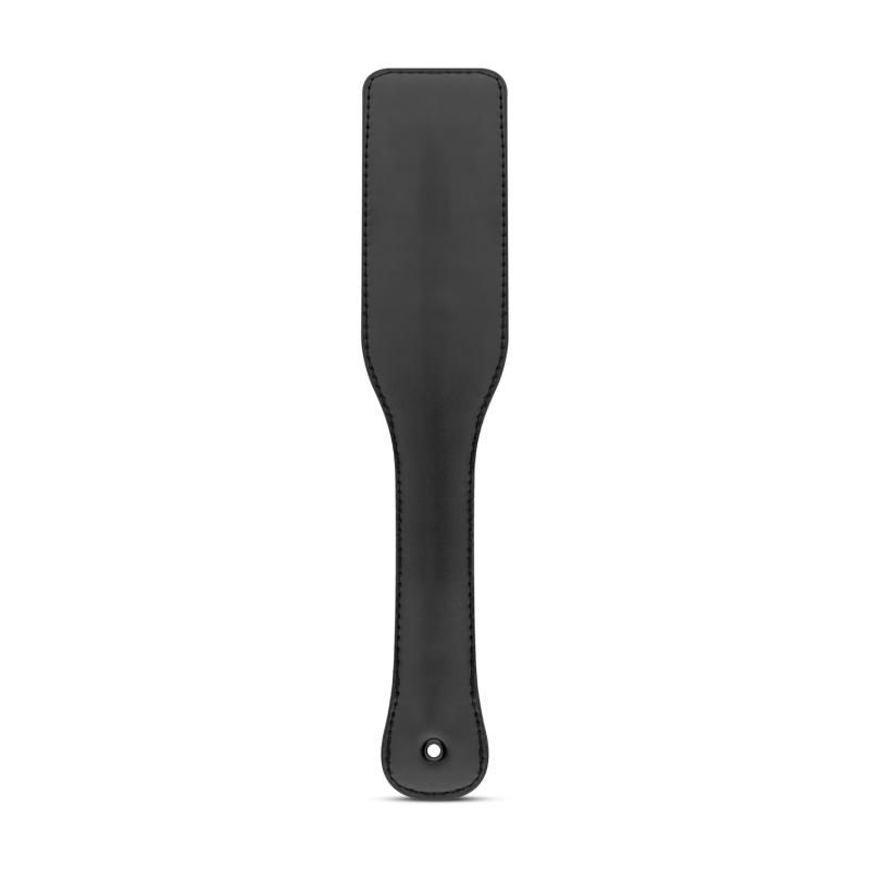 Faux Leather Paddle Black for BDSM Play and Intimate Exploration