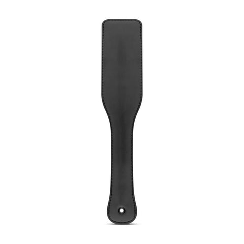 Faux Leather Paddle Black for BDSM Play and Intimate Exploration