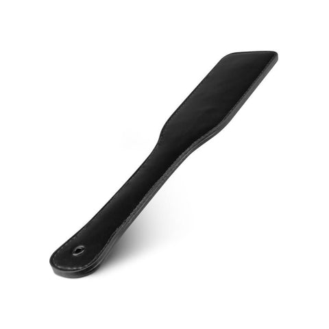 Faux Leather Paddle Black for BDSM Play and Intimate Exploration Whips & Paddles