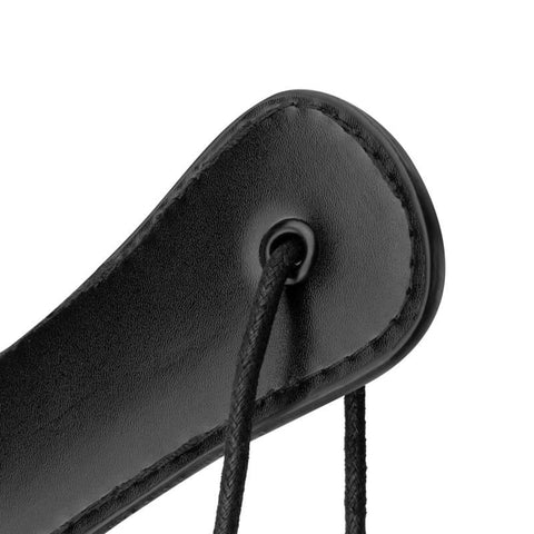 Faux Leather Paddle Black for BDSM Play and Intimate Exploration Whips & Paddles