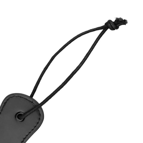 Faux Leather Paddle Black for BDSM Play and Intimate Exploration Whips & Paddles