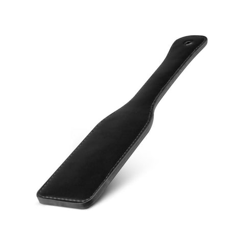 Faux Leather Paddle Black for BDSM Play and Intimate Exploration Whips & Paddles