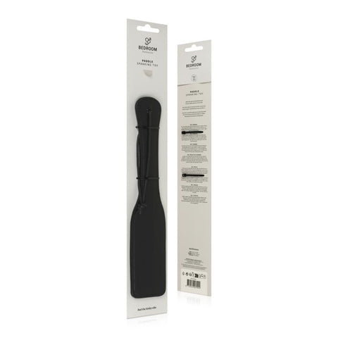 Faux Leather Paddle Black for BDSM Play and Intimate Exploration Whips & Paddles