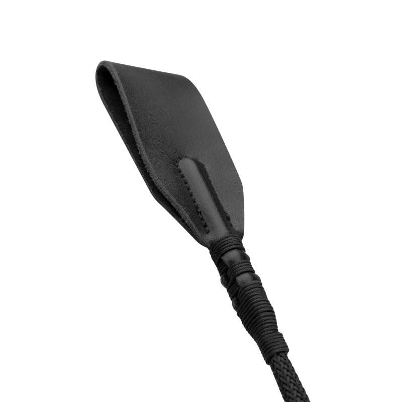 Faux Leather Crop Black – Durable Synthetic Leather Whip BDSM Accessory Secondary image