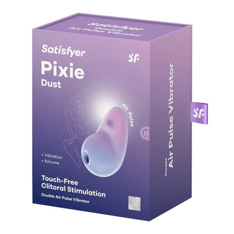 Satisfyer Pixie Dust Violet/Pink Double Air Pulse Vibrator STIMULATORS