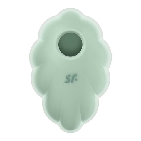 Satisfyer Cloud Dancer Mint Vibrator Compact Size STIMULATORS