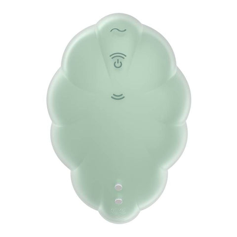 Satisfyer Cloud Dancer Mint Vibrator Compact Size STIMULATORS