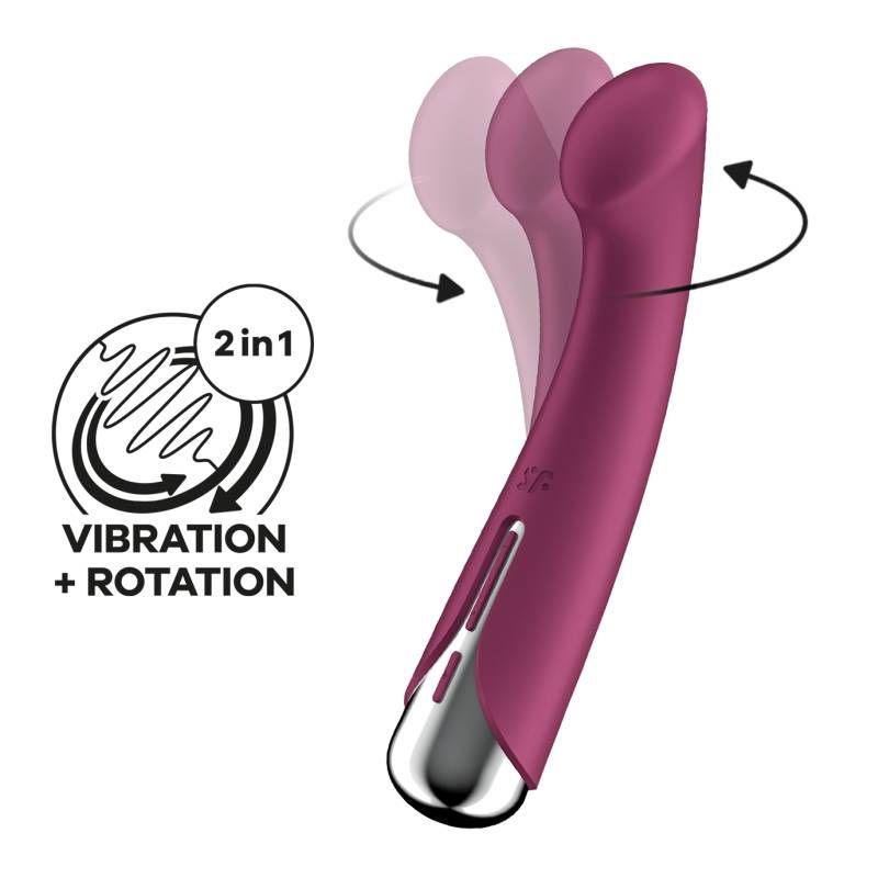 Satisfyer Spinning G-Spot 1 (Red) – Luxury G-Spot Vibrator > Sex Toys For Ladies > G-Spot Vibrators