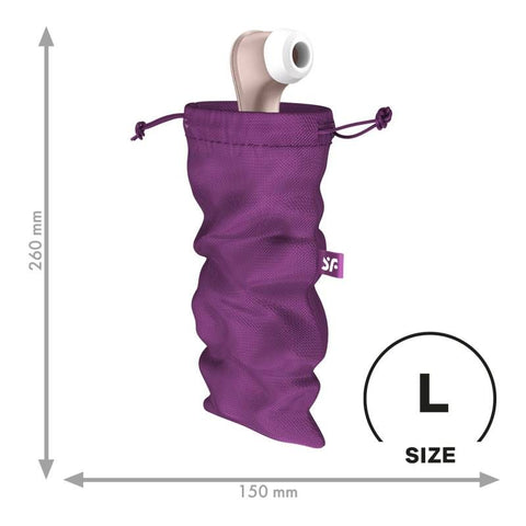 Treasure Bag Violet Large - Durable Storage for Treasures Default Title Adult Toy Storage