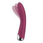 Satisfyer Spinning Vibe 1 Red G-Spot Vibrator 8.6 Inches > Sex Toys For Ladies > G-Spot Vibrators