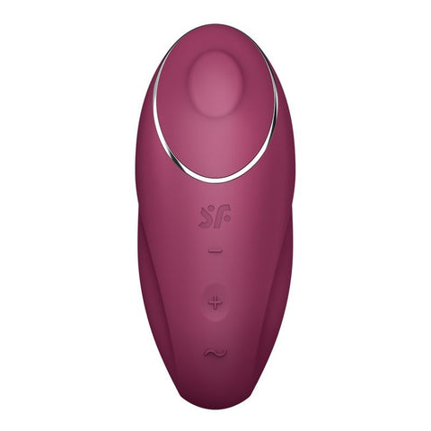 Satisfyer Tap and Climax 1 Red Vibrator with Tapping Modes STIMULATORS