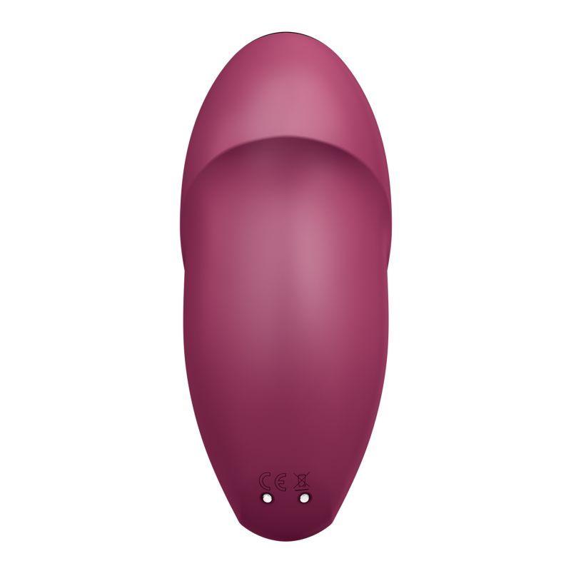 Satisfyer Tap and Climax 1 Red Vibrator with Tapping Modes > Vibrators > Ladies > Clitoral Vibrators and Stimulators