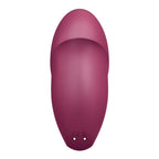 Satisfyer Tap and Climax 1 Lay-On Vibrator Red