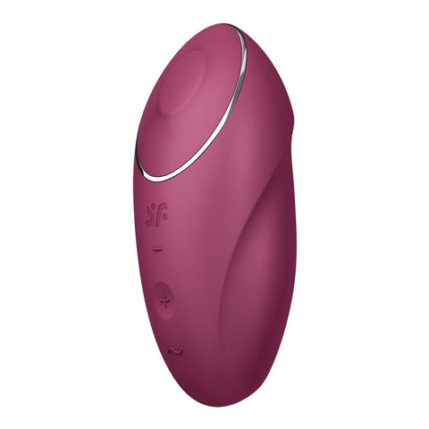 Satisfyer Tap and Climax 1 Red Vibrator with Tapping Modes STIMULATORS