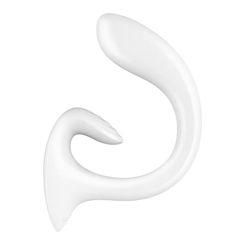 Satisfyer G for Goddess 1 Rabbit Vibrator White 185mm VIBRATORS-RABBIT-MULTI