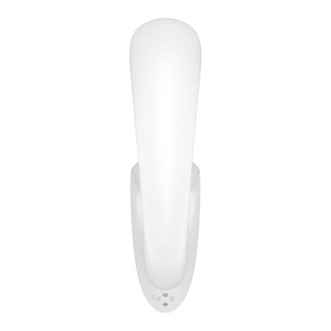 Satisfyer G for Goddess 1 Rabbit Vibrator White 185mm VIBRATORS-RABBIT-MULTI