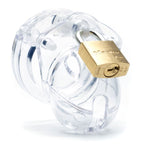 CB-X Mini-Me Clear Cock Cage – Slim 1 ¼ Inch Transparent Chastity Device > Bondage Gear > Male Chastity