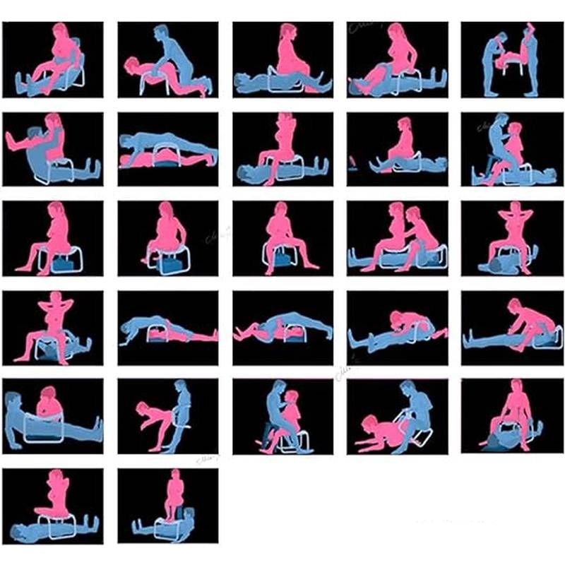 Adjustable Height Black Sex Chair – Versatile Erotic Furniture > Sex Toys > Sex Positioners